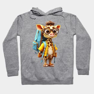 Back To School Giraffe Hoodie